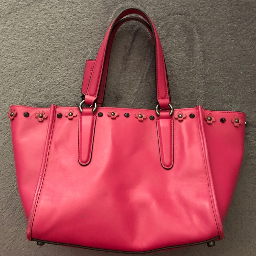 Coach Mini Crosby Carry with Floral Rivets F37707